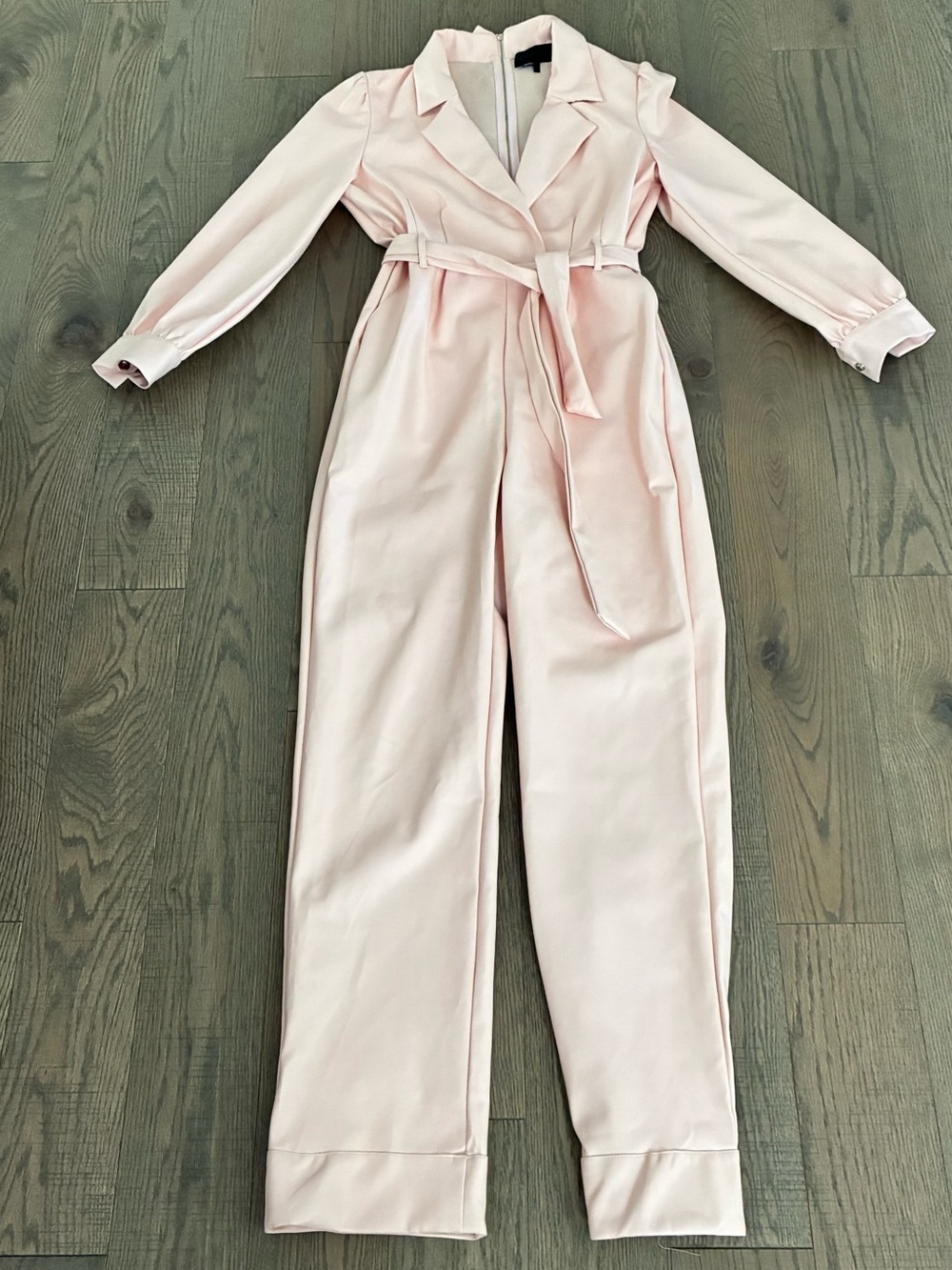 Kendall & Kylie Blush Pink Tailored Wrap Jumpsuit - Picture 13 of 14